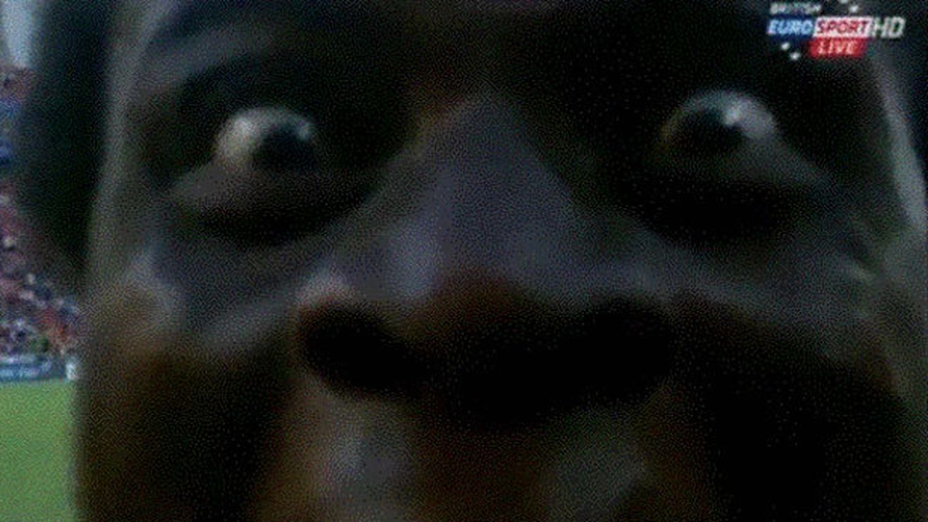 VIDEO Imaginea care îți va provoca sigur insomnii:** portarul ghanez s-a bucurat ca în filmele horror! Nu da click dacă ții la somn