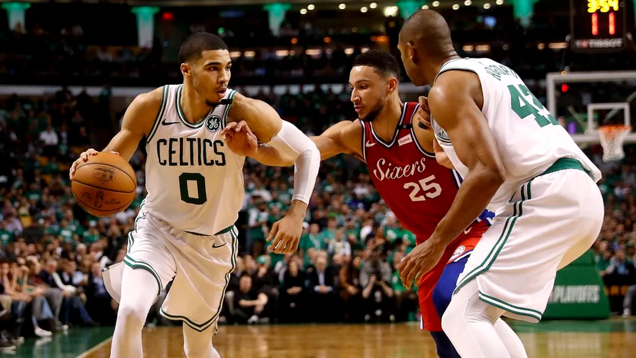 Au început sferturile de finală în play-off-ul NBA. Cine conduce în super-confruntarea dintre Boston Celtics și Philadelphia 76ers