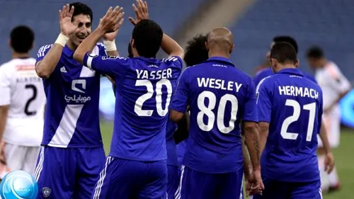 VIDEO Wesley a marcat iar: e golgheter în Arabia Saudită cu golul din meciul Al Hilal - Al Shabab 3-0