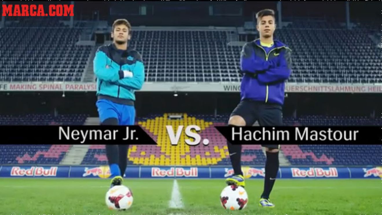 VIDEO | Neymar și Mastour s-au duelat în jonglerii. Reacția brazilianului: "E cel mai bun, e mingea lui"