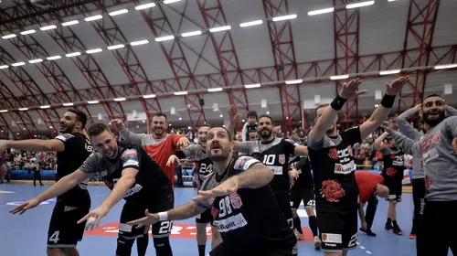 Dinamo scrie istorie! „Câinii” au învins la Thun cu 33-29 și s-au calificat în playoff-ul pentru optimile Ligii Campionilor. Trupa „alb-roșie” este prima echipă masculină din România care ajunge atât de departe
