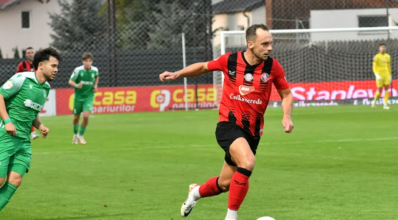 Jozef Dolny marchează gol după gol în Liga 2 și intră în cursa pentru cel mai bun jucător al sezonului. A semnat o nouă victorie pentru FK Miercurea Ciuc: ”Senzația e incredibilă”