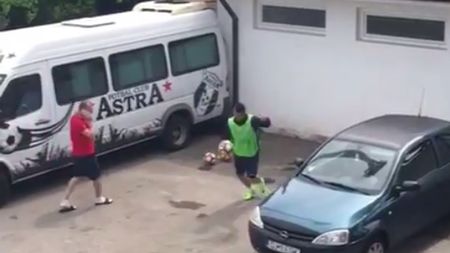 Gol "imposibil" reușit de Budescu! VIDEO | Vedeta Astrei a înscris din parcarea stadionului