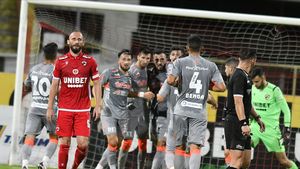 S-a închis... Hora pentru „roș-albii” de pe Mureș! UTA a învins Dinamo în „Groapă” după 53 de ani. Ultimul succes în Liga 1 al arădenilor l-a avut tot pe Ioan Hora marcator