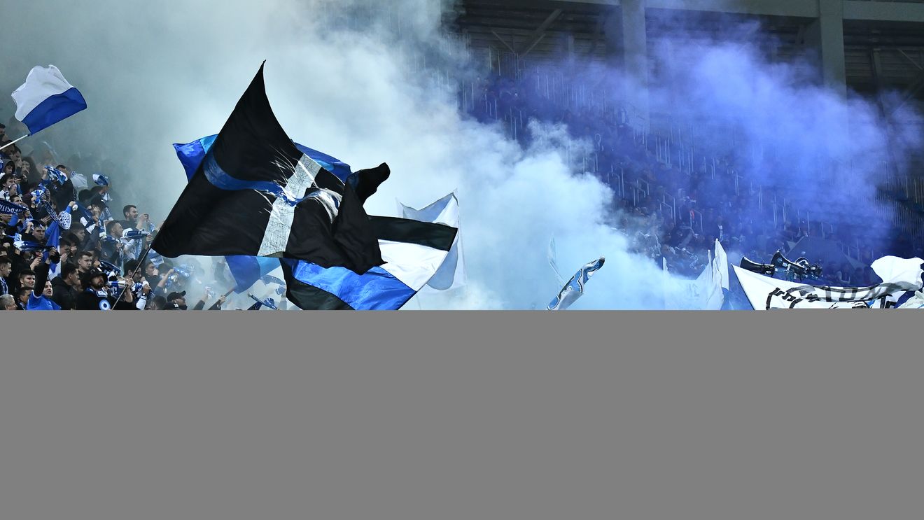 "Să fie omenie!" FOTO | Fanii Craiovei o vor pe CFR campioană. Oltenii l-au înjurat pe Gigi Becali înainte de meciul din Gruia
