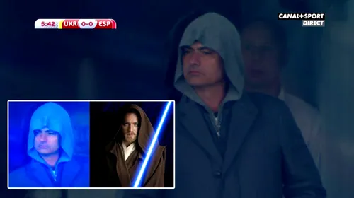 „Jedi” Mourinho, surprins în tribune la Ucraina – Spania 0-1! Jucătorul urmărit de portughez pentru un transfer la Chelsea