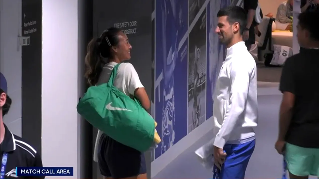 Moment surprinzător cu Novak Djokovic și cea mai bună jucătoare a Chinei, în vestiar la Australian Open! Fanii au rămas mască: „Iată dovada