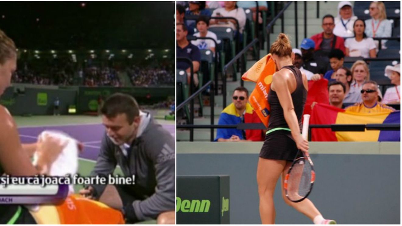 Un nou dialog controversat între Halep și antrenorul Ioniță: "Știu și eu asta! Așa n-am nicio șansă cu Serena"