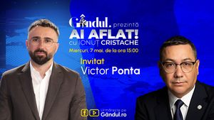 „Ai Aflat! cu Ionuț Cristache” începe miercuri, 7 mai, de la ora 15.00, live pe Gândul. Invitat: Victor Ponta