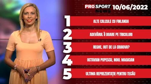 ProSport News | Horia Tecău s-a retras din tenis! Cele mai noi știri din sport | VIDEO