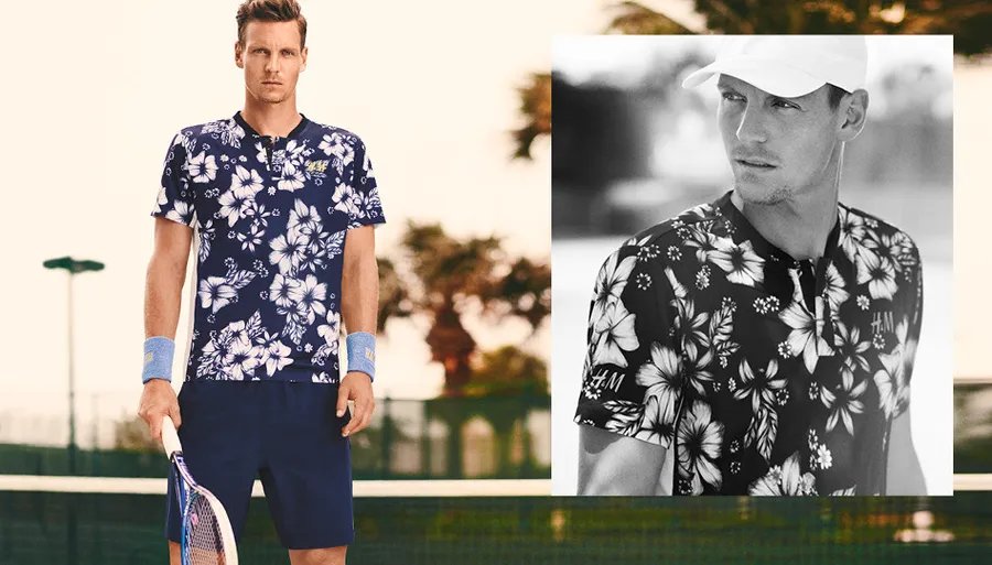 Tomas Berdych a devenit un adevărat icon pe durata colaborării cu producătorul suedez de îmbrăcăminte, H&M.