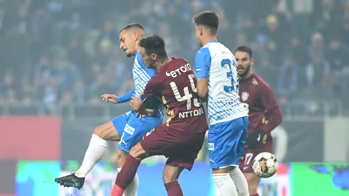 Universitatea Craiova - CFR Cluj 1-0, în etapa a 18-a din Superliga. Golul lui Koljic din prelungiri îi duce pe olteni pe podium!