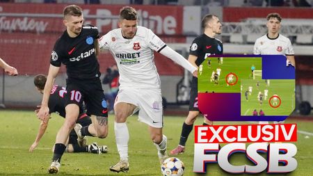 Imaginea care nu s-a văzut la TV din Hermannstadt - FCSB 3-3 apare la 24 de ore de la meci: „Penalty clar! De ce mai avem VAR?”. EXCLUSIV