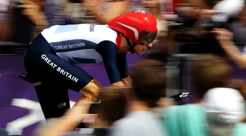 Ciclistul britanic Bradley Wiggins, campion olimpic în proba de contratimp