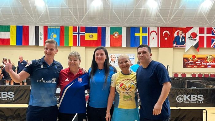 Născută campioană! La 63 de ani, Maria Gaftea a urcat de patru ori pe podium la turneul internațional de tenis de masă Antalya International Masters. SPECIAL