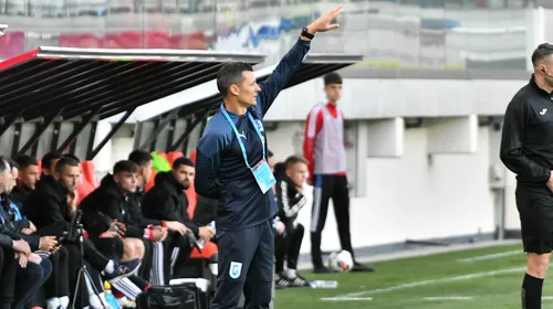 Costel Gâlcă a răbufnit împotriva fotbalistului său, după Maribor – Universitatea Craiova 2-0! Nu s-a ferit să îl acuze: „A fost decisivă eliminarea lui”