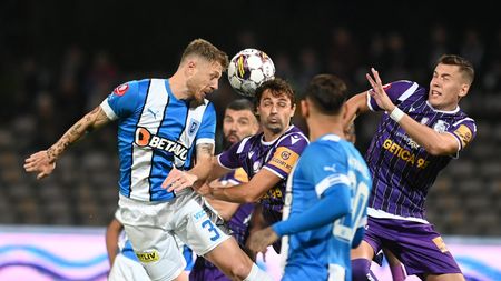 FC Argeș - Universitatea Craiova 1-0 în etapa cu numărul 13 din Superliga. Piteștenii înving și se apropie de locurile de play-off