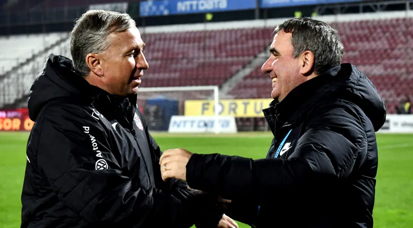 Gică Hagi a reacționat după ce Dan Petrescu a spus că nu își vorbesc înainte de Farul - CFR Cluj: „După meci suntem ce vreți voi”