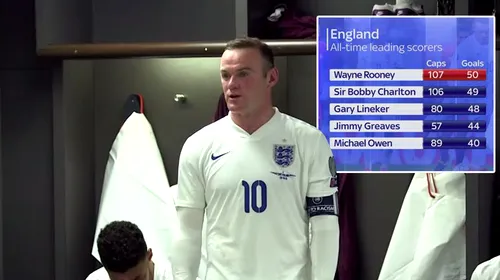 Un gol pentru istorie! VIDEO | Discursul emoționant ținut de Rooney în vestiarul Angliei și reacția lui Bobby Charlton după ce starul lui United i-a depășit recordul