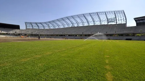 SUPER FOTO** Cluj Arena prinde culoare!