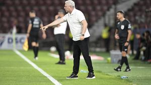 Marius Șumudică, reacție neașteptată după CFR - FCSB 1-0. Cui i-a dedicat victoria: „E cadoul meu pentru Oana!”