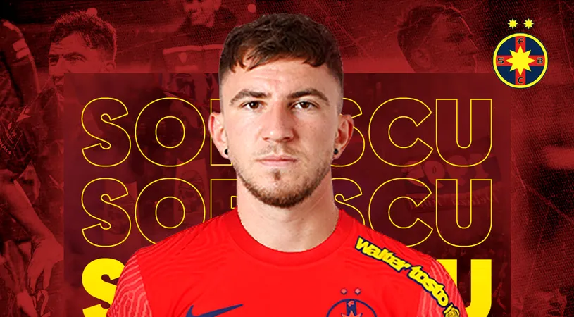 OFICIAL | FCSB a anunțat transferul lui Deian Sorescu de la Rakow! Primele imagini cu fostul fotbalist al lui Dinamo în tricoul rivalei roș-albastre