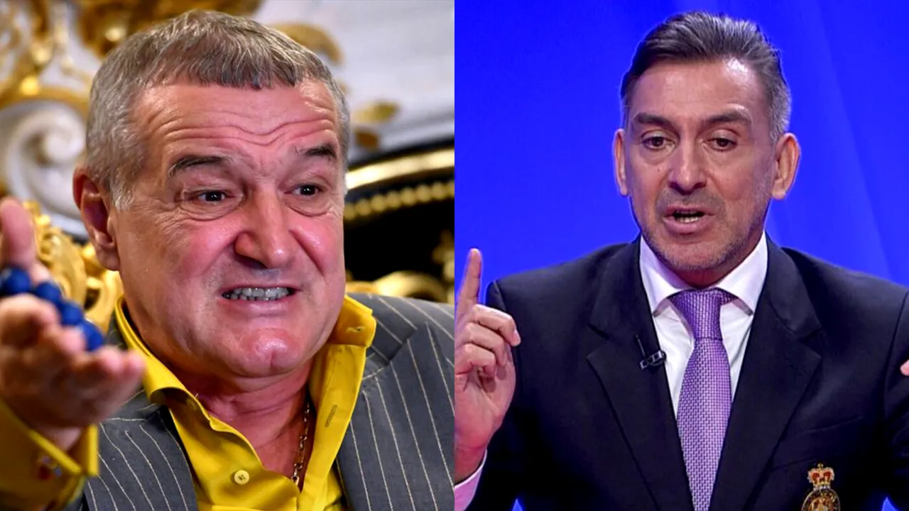 Ilie Dumitrescu, aflat la un metru de Gigi Becali, i-a spus acest lucru în direct: „Lasă că te văd eu la anul”. Răspunsul a venit instant