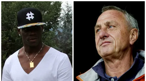 Cruyff despre Balotelli: „Nu este vina lui că nu a fost educat”