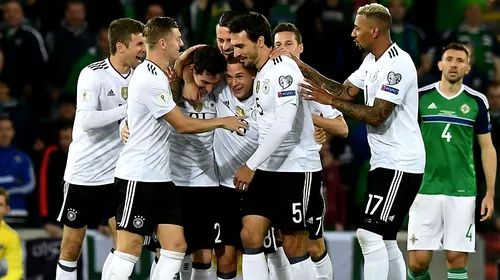 Germania și-a anunțat lotul pentru Campionatul Mondial din Rusia. Nouă jucători de la Bayern și atacul cu 78 de goluri