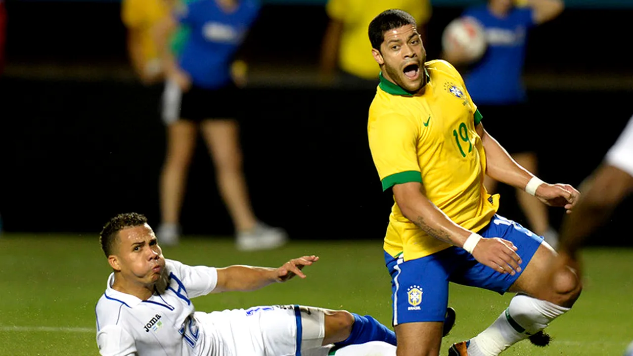 Brazilia a învins Costa Rica, scor 1-0, într-un meci amical! Hulk a adus victoria brazilienilor