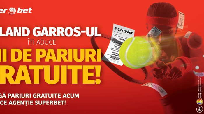 (P) Regina Halep a picat. Trăiește regele Nadal? Ia  pariurile gratuite de la Superbet și fructifică semifinalele și finalele de la Roland Garros!