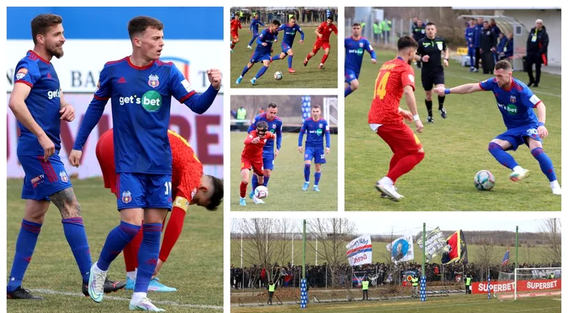 Steaua a executat Unirea Constanța, satelitul neoficial al FCSB! Daniel Oprița era ”puțin supărat” la pauză: ”Aveam vechea noastră problemă.” Cum vrea antrenorul să scape de presiunea play-off-ului