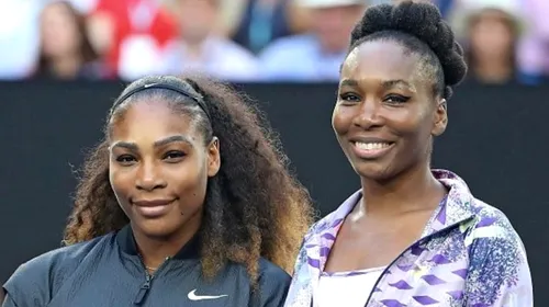 Duelul dintre surorile Williams revine! Serena și Venus se întâlnesc în turul al doilea de la Roma