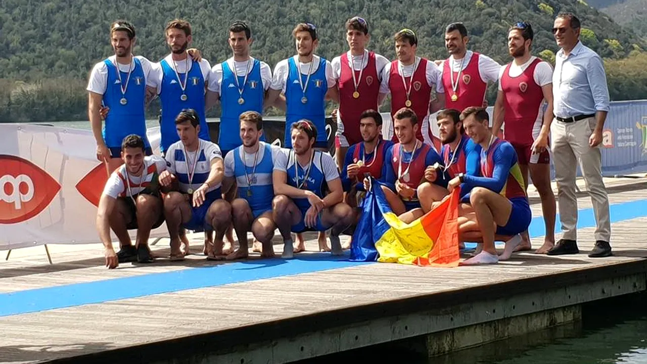 Canotorii români, victorii de Paște la Regata de selecție a Federației Italiene de la Piediluco