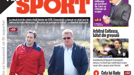Conceicao atacă!** "Mureșan nu se pricepe la fotbal!"