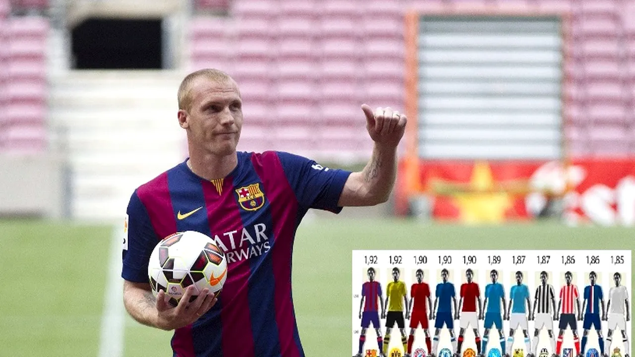 Barcelona ajunge în top după transferul lui Mathieu. Cele mai înalte, dar și cele mai scumpe cupluri de fundași centrali din Europa