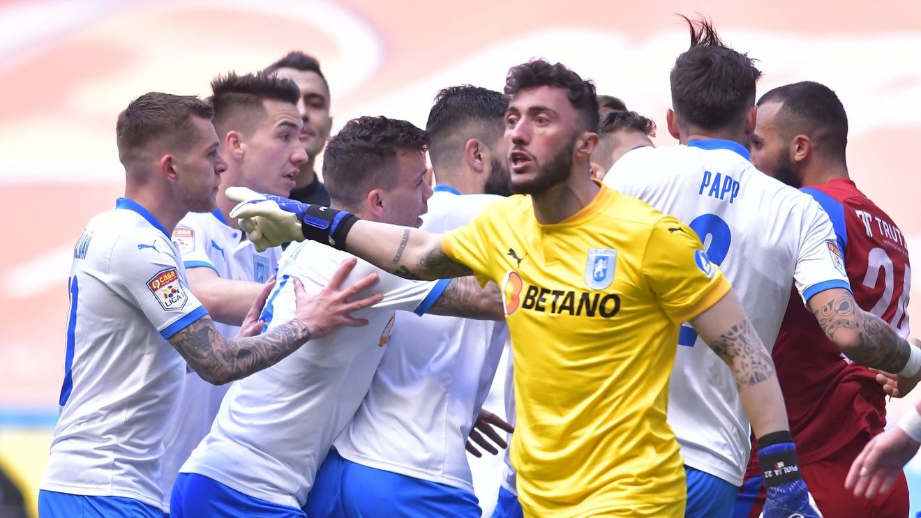 Retrospectivă sezon 2020-2021. FCSB a folosit cei mai mulți fotbaliști dintre toate echipele din Liga 1, 43. Pigliacelli (CSU Craiova), singurul integralist