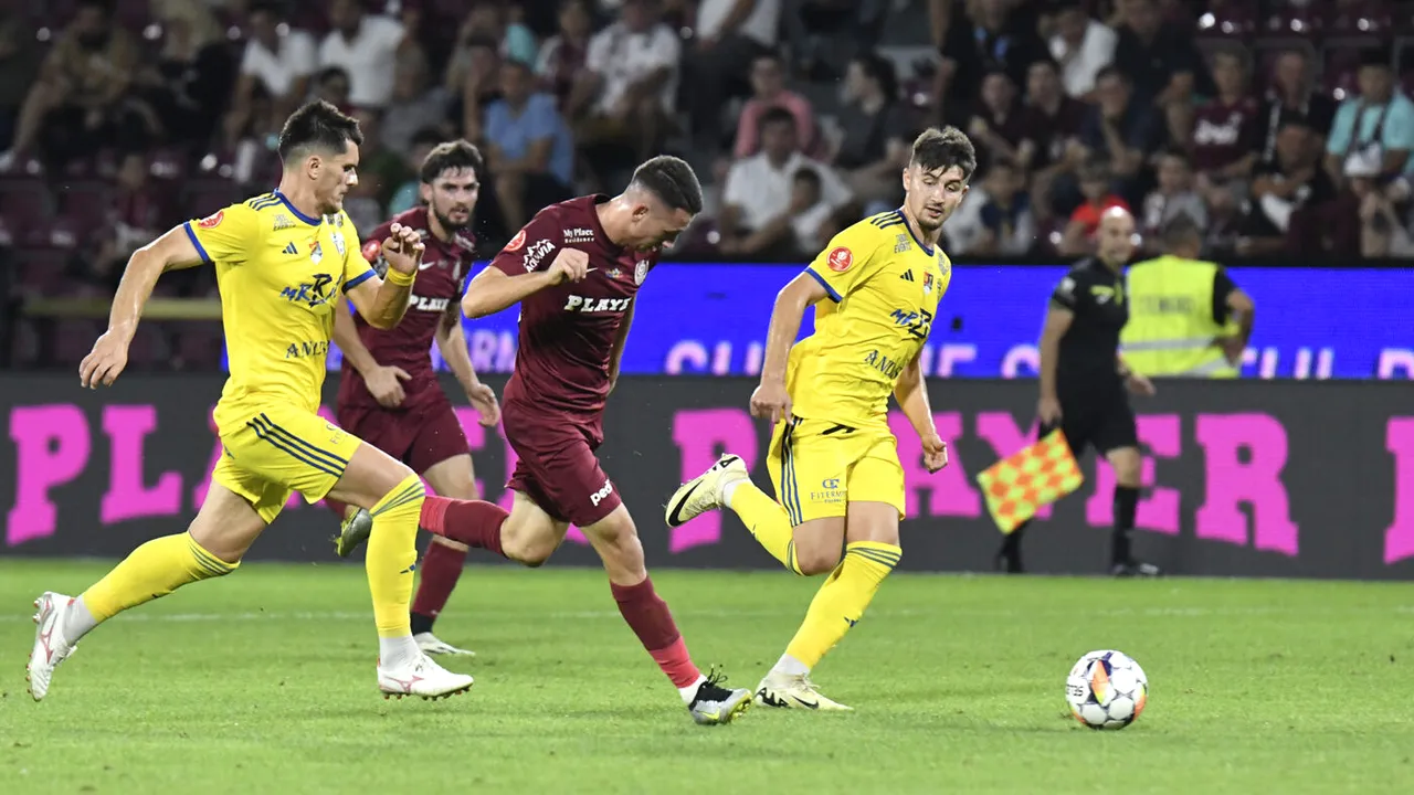 CFR Cluj – Unirea Slobozia Live Text Online, de la ora 21:30, în etapa 1 din Superliga. Dan Petrescu schimbă formula de start și folosește mulți jucători noi. Echipele probabile