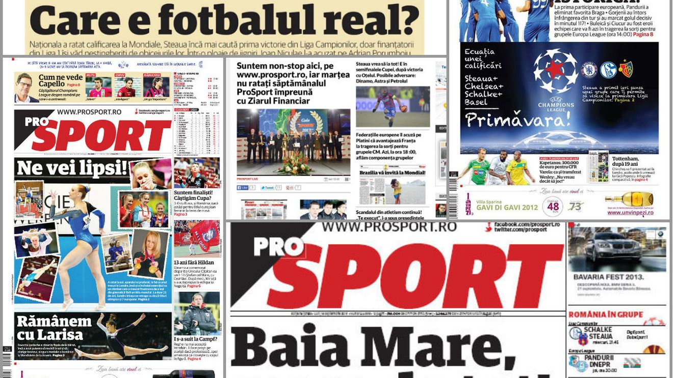 Editie de colectie ProSport! De vineri ne reinventăm. Începe o nouă era