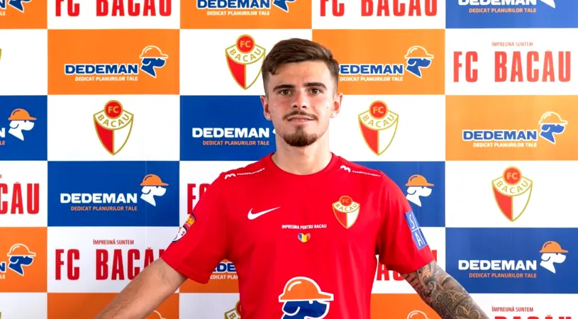 Fotbalist nou la FC Bacău. Constantin Enache mărește numărul achizițiilor prin aducerea unui jucător plecat de la FC Voluntari