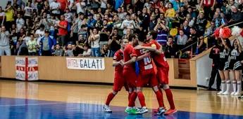 United Galați și-a adjudecat primul meci al finalei din Liga 1 de futsal, în fața lui CFR Timișoara