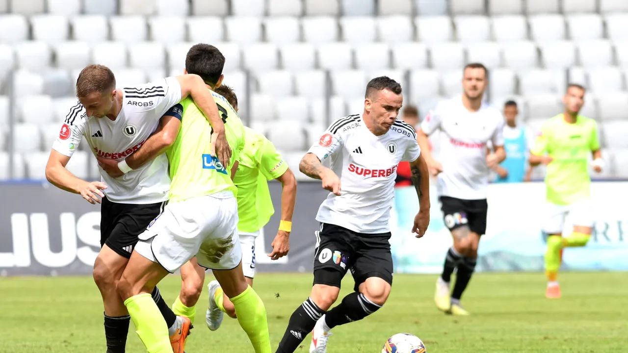 U Cluj - Poli Iași 1-0, în etapa 6 a play-out-ului din Superliga. Echipa gazdă a urcat pe locul 2