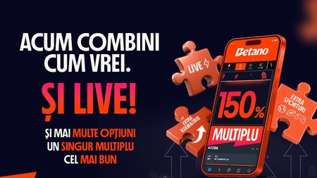 ADVERTORIAL. Weekend Multiplu pe Betano. Toate meciurile preferate sunt pe același bilet, cu extra câștig!