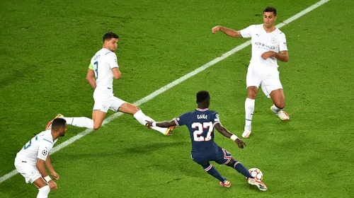 PSG – Manchester City 2-0. Francezii ajung pe primul loc, după victoria din derby-ul Ligii Campionilor