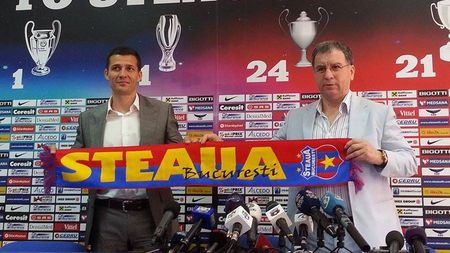 Gâlcă: "Vreau să joc 4-3-3 la Steaua, dar nu o să schimb multe lucruri. Am tot lotul la dispoziție, doar trei jucători vor pleca"