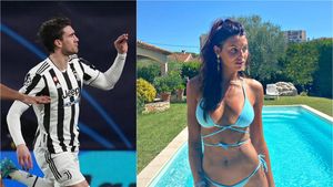 „Megan Fox” din „Cizmă” este bomba sexy care i-a luat mințile superstarului Dusan Vlahovic! Cum arată Miss Italia, iubita atacantului sârb | GALERIE FOTO
