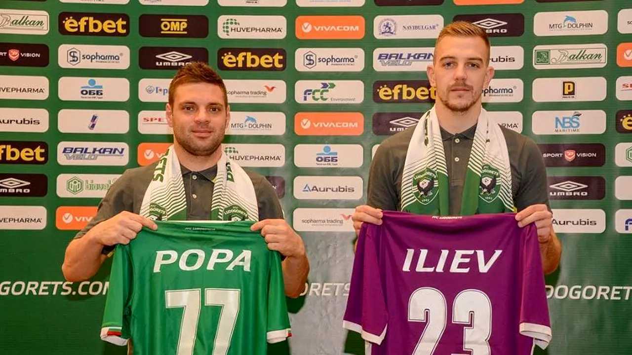 Adi Popa și Plamen Iliev, prezentați oficial la Ludogoreț