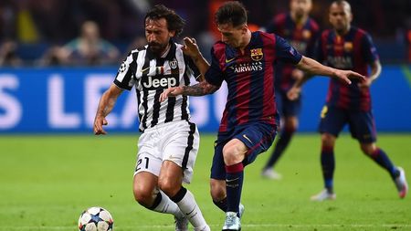 FOTO | "Alături de cel mai bun". Imaginea de 87.000 de like-uri cu Messi și Pirlo. Unde s-au întâlnit adversarii din ultima finală de Ligă