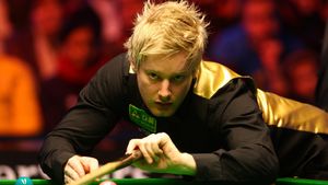 Robertson defilează în Campionatul Regatului Unit. "Racheta" O'Sullivan, în turul trei 