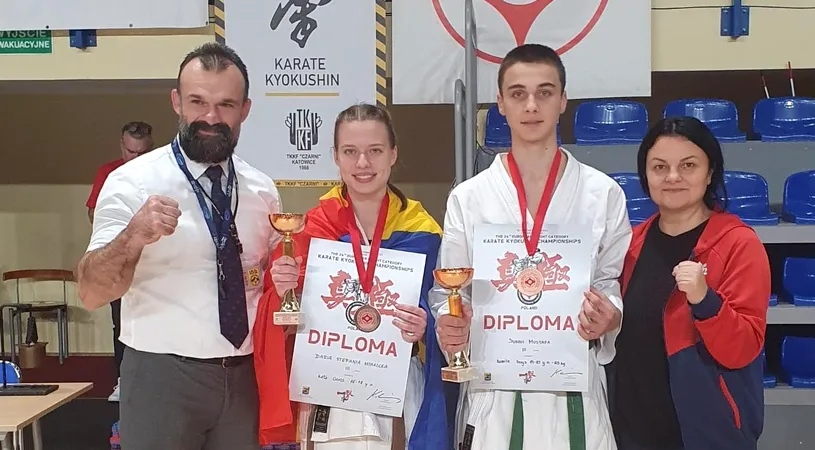 Românii, pe podium la Campionatul European de Karate Kyokushin!